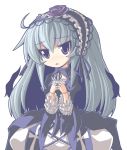  doll_joints dress frills hairband highres long_hair purple_eyes rozen_maiden silver_hair suigintou violet_eyes wings 