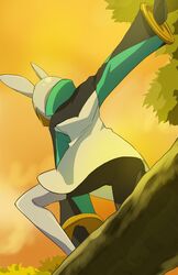  1girl ass female go!_princess_precure haruyama_kazunori kneeling outstretched_arm precure solo stop_(go!_princess_precure) 