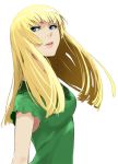  1girl artist_request blonde_hair blue_eyes character_request copyright_request female long_hair solo source_request tagme 