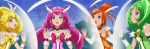  4girls absurdres bubble cure_happy cure_march cure_peace cure_sunny highres multiple_girls precure screencap smile_precure! 