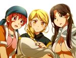  3girls alfreed_(arslan_senki) aosa aosa_(michikusakan) arslan_senki baby etoile_(arslan_senki) falangies multiple_girls quartet 