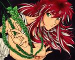  demon highres kurama long_hair redhead solo yuu_yuu_hakusho 