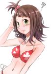  amami_haruka bikini face idolmaster miomio swimsuit 