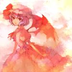  hat purple_hair remilia_scarlet rinka solo touhou wings 