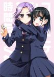  kajiki_yumi kanzaki_karuna mahjong saki school_uniform touyoko_momoko 