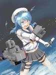  1girl boukoku_no_aegis highres kantai_collection maaranto phalanx_ciws solo spotlight urakaze_(kantai_collection) 