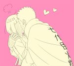  1boy 1girl couple hal_(sakurajam) husband_and_wife hyuuga_hinata kiss naruto uzumaki_naruto 