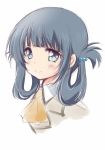  1girl black_hair blue_eyes folded_hair hair_rings long_hair nagi_no_asukara nakasawa_kei school_uniform shiodome_miuna smile twintails 