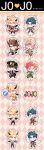  angel_wings chibi demon_tail demon_wings devil_horns dio_brando halo highres jojo_no_kimyou_na_bouken jonathan_joestar joseph_joestar_(young) kakyouin_noriaki kuujou_joutarou mealeston tail wings 