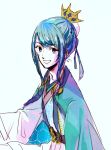  1boy blue_eyes blue_hair japanese_clothes kairi_(murasaki) murasaki_(game) shimi_(egi) solo tagme 