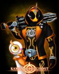  1boy belt commentary_request eyecon highres hooded_jacket kamen_rider kamen_rider_ghost kamen_rider_ghost_(series) male ore_damashii sword weapon yurusen 