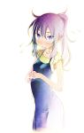  1girl absurdres highres himouto!_umaru-chan long_hair motoba_kirie open_mouth ponytail purple_hair sakuya_tsuitachi smile violet_eyes 