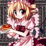  flandre_scarlet food haiiro_(immature) haiiro_(pixiv19995) lowres maid pancake touhou 