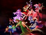  cirno daiyousei flandre_scarlet hong_meiling izayoi_sakuya koakuma miatsushi patchouli_knowledge remilia_scarlet rumia the_embodiment_of_scarlet_devil touhou 