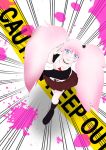  blue_eyes dangan_ronpa enoshima_junko girl looking_at_viewer pink_hair solo 