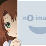  1girl brown_eyes brown_hair dark_background koshigaya_komari mugen_ouka no_image non_non_biyori pixiv solo tagme 