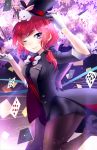  blush coat hat love_live!_school_idol_project magician nishikino_maki purple_eyes redhead short_hair side_ponytail smile wink 