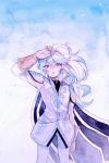  long_hair male_focus mikleo_(tales) open_mouth ponytail tales_of_(series) tales_of_zestiria uhiha318 white_hair 