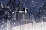  2boys city meshi_yori_yado mikleo_(tales) multiple_boys scenery snow sorey_(tales) tales_of_(series) tales_of_zestiria 