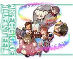  &gt;_&lt; 6+girls :&lt; :3 @_@ airplane aoki_hagane_no_arpeggio bear black_eyes blonde_hair blue_hair brown_hair chaki_(teasets) chibi closed_eyes cup drooling fairy_(kantai_collection) green_eyes green_hair hair_ornament hair_ribbon hairclip haruna_(aoki_hagane_no_arpeggio) hat heart heart_eyes hyuuga_(aoki_hagane_no_arpeggio) i-401_(kantai_collection) iona kantai_collection kirishima_(aoki_hagane_no_arpeggio) kongou_(aoki_hagane_no_arpeggio) labcoat machinery maya_(aoki_hagane_no_arpeggio) monocle multiple_girls open_mouth ponytail ribbon saliva ship smiley_face star_hair_ornament striped striped_legwear sweatdrop swimsuit swimsuit_under_clothes takao_(aoki_hagane_no_arpeggio) talisman tea teacup thigh-highs triangle_mouth turret twintails yotarou_(aoki_hagane_no_arpeggio) 