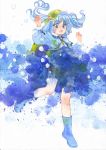  2girls kawashiro_nitori misawa_hiroshi multiple_girls solo touhou traditional_media watercolor_(medium) 