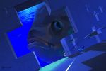  1girl animal fish mugon ocean original oversized_animal underwater 