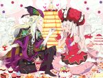  3girls 4boys :q blonde_hair blueberry boots cake charles_henri_sanson_(fate/grand_order) cheesecake cloak closed_eyes cookie cupcake cushion dessert doughnut fate/grand_order fate_(series) feeding food food_on_face fork fruit gloves hat ice_cream le_chevalier_d&#039;eon_(fate/grand_order) male_protagonist_(fate/grand_order) marie_antoinette_(fate/grand_order) multiple_boys multiple_girls open_mouth pancake plate ruler_(fate/apocrypha) shielder_(fate/grand_order) silver_hair sitting strawberry sundae swiss_roll takara-chan thigh-highs thigh_boots tongue tongue_out waffle whipped_cream wolfgang_amadeus_mozart_(fate/grand_order) 