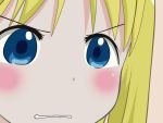  blonde_hair blue_eyes blush gununu ichigo_mashimaro imageboard_colors meme vector_trace 