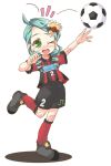  aqua_hair cosplay doll_joints green_eyes green_hair kanaria rozen_maiden soccer_ball telstar 