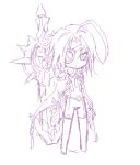  212 212_(artist) blazblue chibi eyepatch sketch v-13 vxiii 