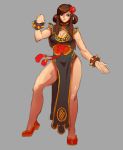  alternate_costume chinese_clothes chun-li cleavage_cutout dress shattered-earth street_fighter 