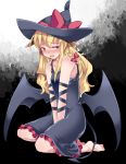  1girl demon_girl demon_wings halloween halloween_costume hammer_(sunset_beach) kirisame_marisa solo touhou wings 