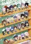  6+girls absurdres alternate_costume amatsukaze_(kantai_collection) aoba_(kantai_collection) book bookshelf box character_doll daruma_doll doll failure_penguin harusame_(kantai_collection) hiei_(kantai_collection) highres kako_(kantai_collection) kantai_collection kisaragi_(kantai_collection) kiso_(kantai_collection) miss_cloud multiple_girls murasame_(kantai_collection) natori_(kantai_collection) remodel_(kantai_collection) ro-500_(kantai_collection) sakawa_(kantai_collection) sendai_(kantai_collection) shelf shimakaze_(kantai_collection) taigei_(kantai_collection) taihou_(kantai_collection) tama_(kantai_collection) tenryuu_(kantai_collection) the_yuudachi-like_creature tone_(kantai_collection) urakaze_(kantai_collection) yamato_(kantai_collection) yayoi_(kantai_collection) yuubari_(kantai_collection) yuudachi_(kantai_collection) z3_max_schultz_(kantai_collection) zuihou_(kantai_collection) 