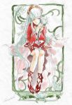  absurdres closed_eyes flower highres lailah_(tales) long_hair smile solo tales_of_(series) tales_of_zestiria very_long_hair white_hair 