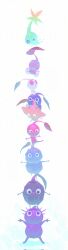  absurdres black_eyes blue_pikmin corrupted_twitter_file crying crying_with_eyes_open glow_pikmin highres ice_pikmin no_humans pikmin_(series) purple_pikmin red_pikmin rock_pikmin simple_background tears white_background white_pikmin winged_pikmin yellow_pikmin yu_pikmin 