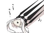  1girl cape chibi comic commentary_request flailing gomasamune hamster hat highres kantai_collection long_hair northern_water_hime shadow shinkaisei-kan solo translation_request white_background white_hair 