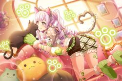 d4dj dress grey_eyes izumo_saki long_hair silver_hair