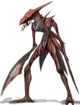  arugeri creepy kabutops no_humans pokemon pokemon_(creature) realistic red_eyes simple_background solo white_background 