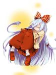  kuzumiya_yuyu long_hair ribbon sleeping touhou 