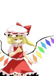 bad_id flandre_scarlet hat highres ribbon touhou wings 