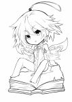  1girl chibi croire fairy gene_(gear_gene) highres keychain monochrome neptune_(series) short_hair sketch solo wings 