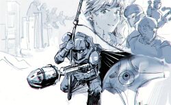  character_request chromatic_aberration gun helldiver_(helldivers) helldivers_(series) holding holding_weapon military over_shoulder seaf_soldier_(helldivers) shangxiazuoyou sketch tagme weapon weapon_focus weapon_over_shoulder 