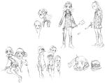  1girl artbook breath_of_fire breath_of_fire_v concept_art nina_(breath_of_fire_v) official_art solo tagme white_background 
