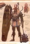  1boy armor full_body monster_hunter official_art original solo tagme weapon white_background 