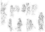  1boy artbook breath_of_fire breath_of_fire_v concept_art official_art ryuu_(breath_of_fire_v) solo tagme white_background 