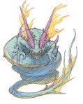  1boy artbook breath_of_fire concept_art dragon no_humans official_art solo tagme white_background 