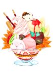  animal banana bird cookie dessert eurasian_tree_sparrow food fruit ice_cream ice_cream_scoop kiwi no_humans orange original p-f_lilac parfait pocky rabbit simple_background sparrow strawberry strawberry_ice_cream strawberry_syrup sundae syrup vanilla_ice_cream white_background 