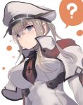  1girl ? blonde_hair blue_eyes cape dyson_(edaokunnsaikouya) graf_zeppelin_(kantai_collection) hat kantai_collection peaked_cap solo tears twintails uniform 