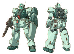  assault_rifle back battery beam_rifle blue_visor char's_counterattack commentary_request comparison concept_art derivative_work earth_federation energy_gun gun gundam holding holding_weapon jegan machinery magazine_(weapon) mecha mecha_focus missile_pod mobile_suit multiple_views no_humans original radio_antenna redesign rifle robot roundel science_fiction scope shield tessaku_ro thrusters vernier_thrusters weapon 
