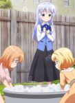  3girls gochuumon_wa_usagi_desu_ka? highres hoto_cocoa kafuu_chino kirima_sharo laundry multiple_girls screencap 